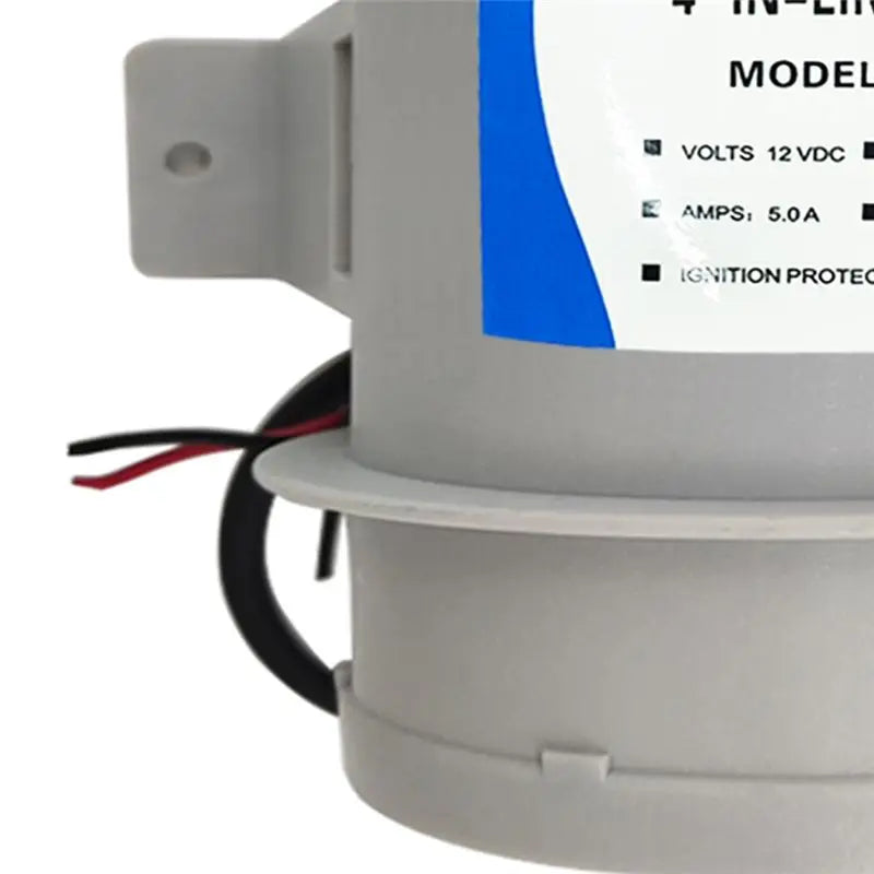Reliable-4 Inch In-Line Blowers Boat Bilge Blower Cool Fan Marine Cabin Ventilation 12V,RV And Marine Accessories