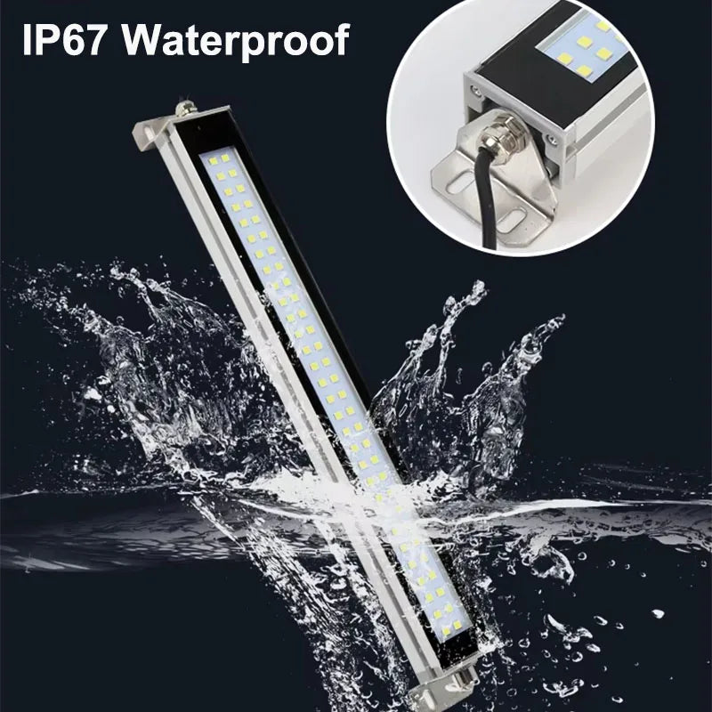 LED Industrial Lamp IP67 Waterproof Oil-proof Dust-proof Led Bar Lamps 22CM 35CM 40CM 52CM 220v 24v Machine Work Tool Lights