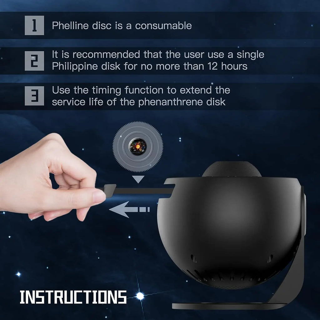 13 In 1 Galaxy Ultral Star Projector HD Image Area LED Night Light, 13 Film Discs,360° Rotate 1/2h Timer for Kids&Adults Bedroom