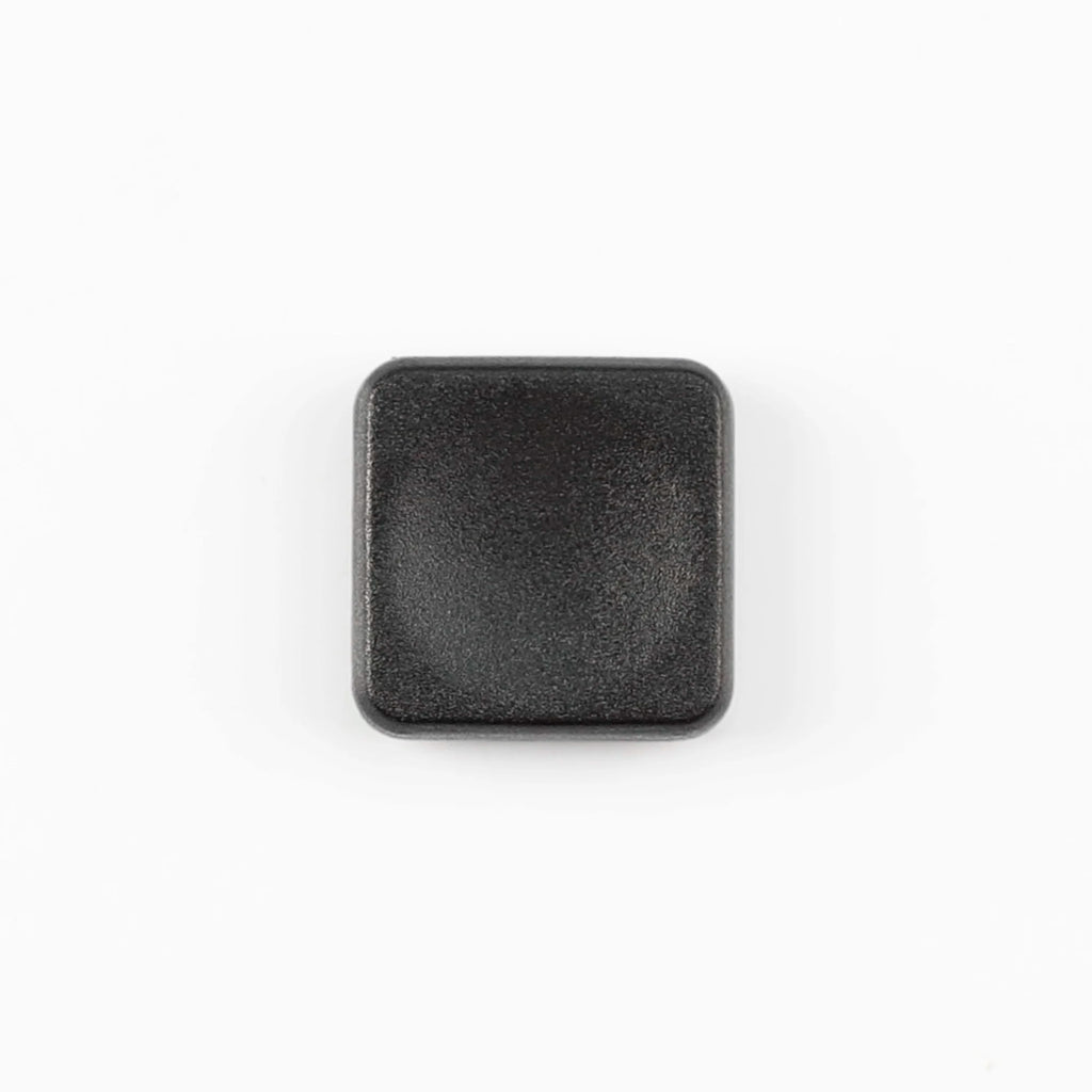 YMDK Square Round 1u Low Profile Blank Black White Keycaps PBT Material DIY for 1350 Switches Mechanical Keyboard