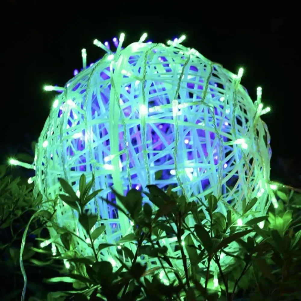 High Quality 20CM Hanging Light LED Light Multiple Colors Rattan Ball Fairy Light String Outdoor
