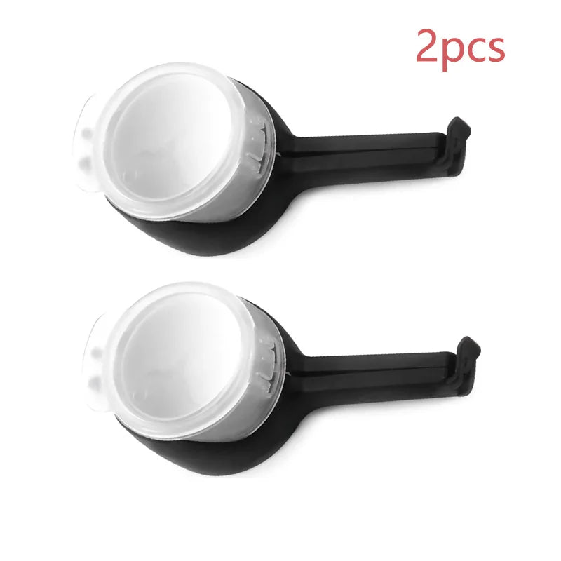 Snack Sealing Clip Fresh Keeping Sealer Clamp Plastic Food Saver Travel Kitchen Gadgets Seal Pour Food Storage Bag Cap Clip