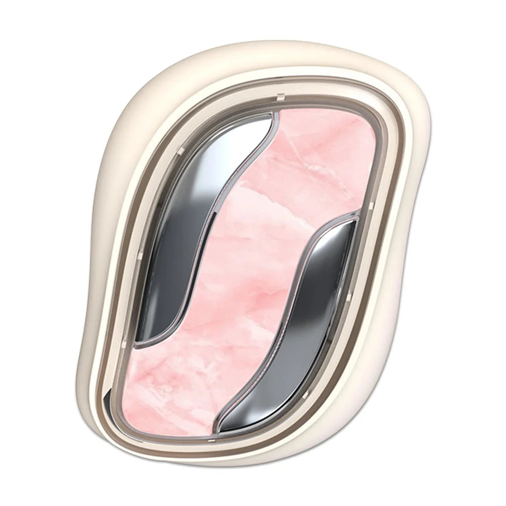 Facial Natural Jade Massagr LED Photon Hot Compress Face Lifiting Anti-aging EMS Pulse Microcurrent Skin Care Deeply Cleansing
