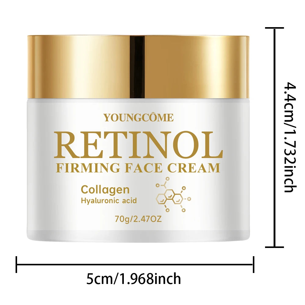  Retinol Firming Face Cream Moisturiser Facial Anti Aging Smooth Skin Repair Fade Fine Line Wrinkle Remover Face Cream