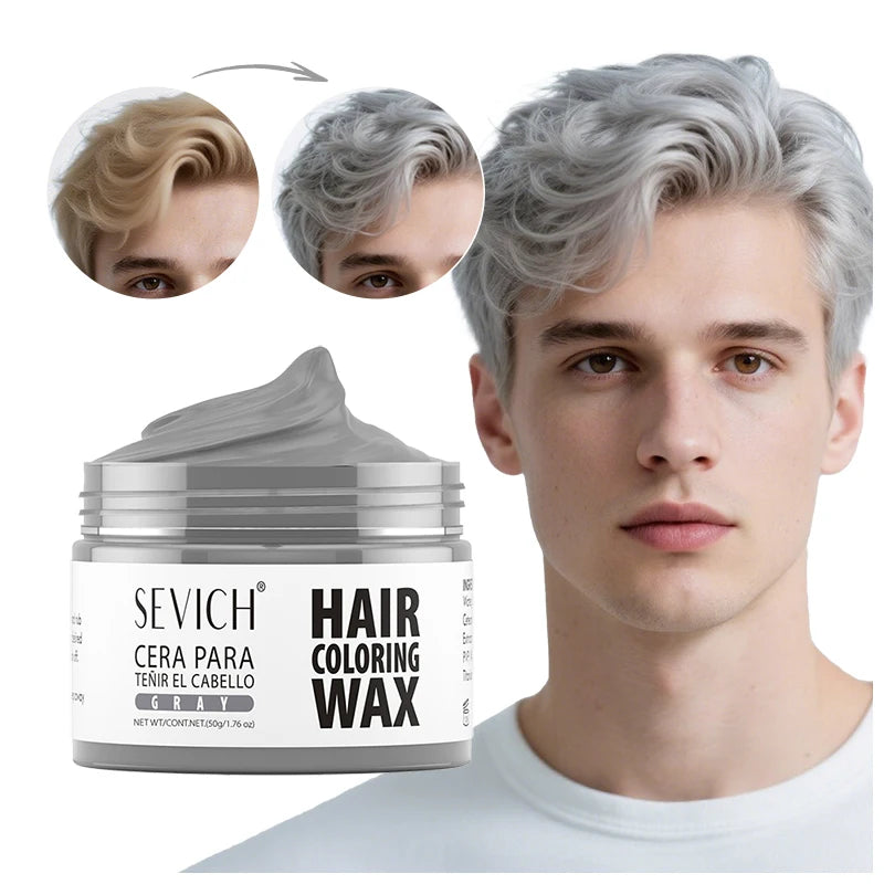 Valentine's Day DIY Hair Dyed Mud Hair Colour Wax Easy To Wash Coloring Cream One-time Hairs Beard and Eyebrows Colour Products