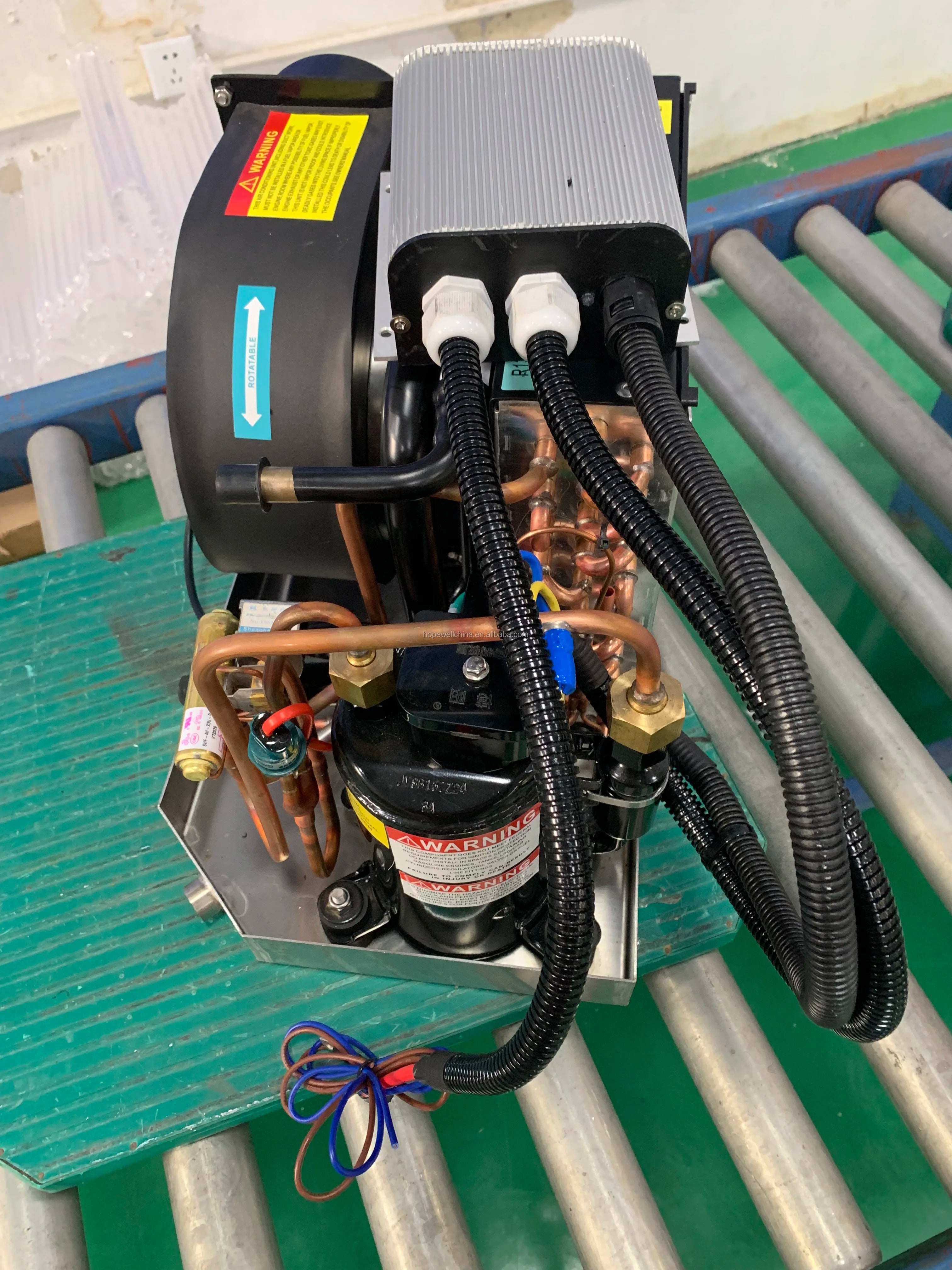 DC 12V 24V 48V Yacht Marine Air Conditioner Self-Contained 12000Btu Vessel/Ship Air Chiller