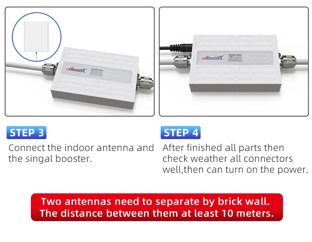 Callboost 4G LTE Mobile Phone Network tower Transceiver 1900MHz Cellular Amplifier Internet Amplifi 3G Antenna external Repeater