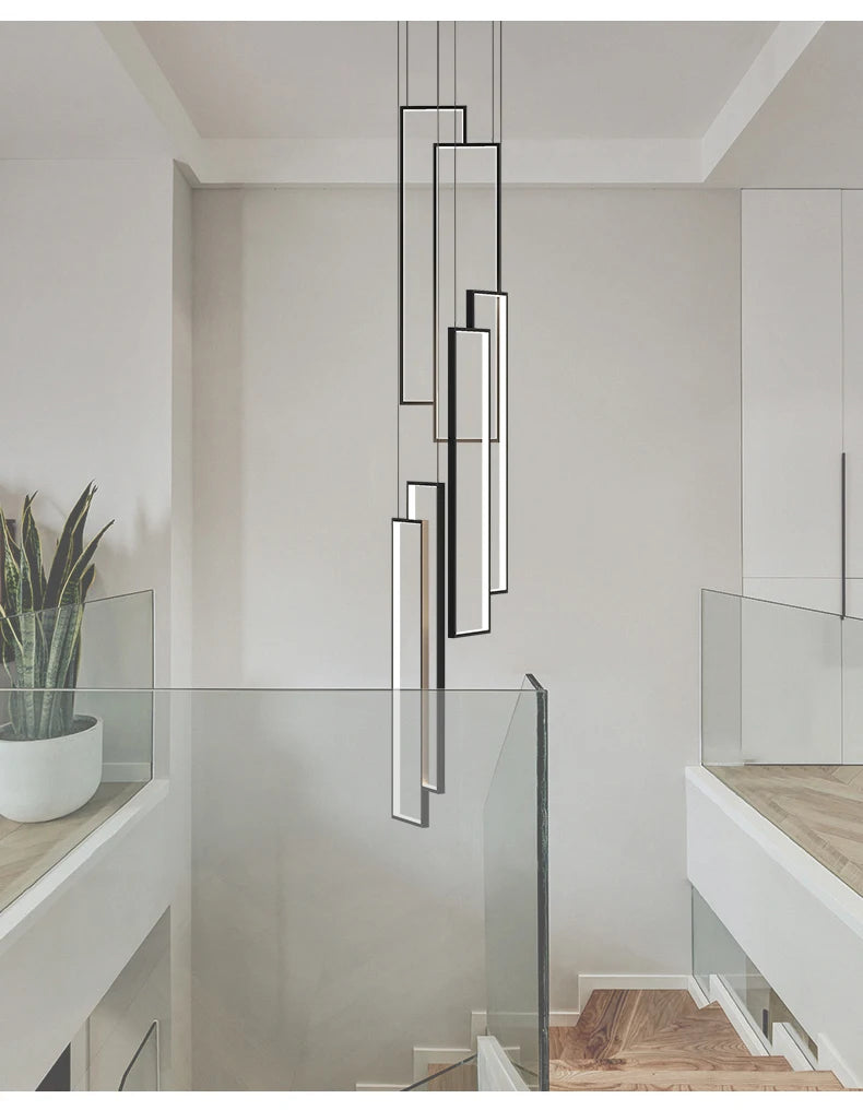 Stairs Lighting Led Ceiling Light Pendant Lamp For Dining Room Living Room Chandelier Modern Pendant Hanging Lamps For Ceiling
