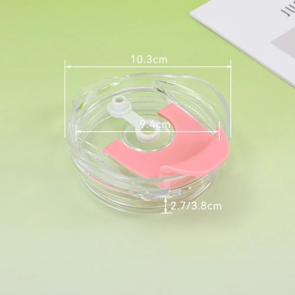 Modern 40oz Water Bottle Cover Transparent Splash Spill Proof Cup Cap Replacement Double Drink Lid Water Cup Accessories