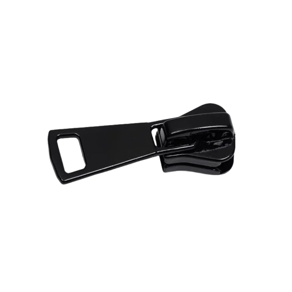 10pcs 3 5 8 Zipper Puller Head Black Handmade Zipper Slider Sewing Accessories Resin Clothing Bag Zips for Replacement Parts
