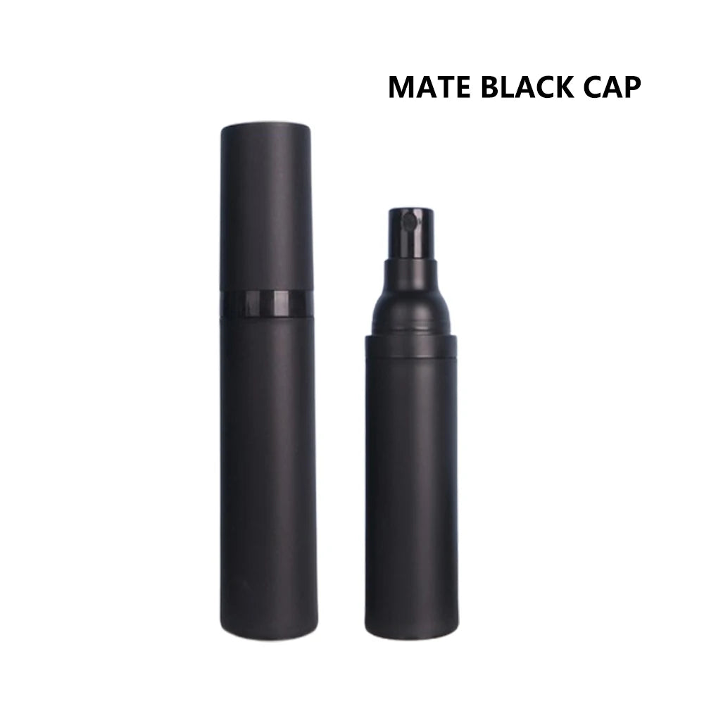 Plastic Pump Bottle 15ml 30ml 50ml Vacuum Pump Bottle Travel Bottling Container Black Lightproof Airless Spray Bottle Lotion