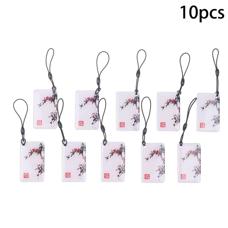 10Pcs 13.56Mhz IC Card Electronic Smart Door Lock Card Digital Smart Fingerprint Locks Unlock Small RFID Card