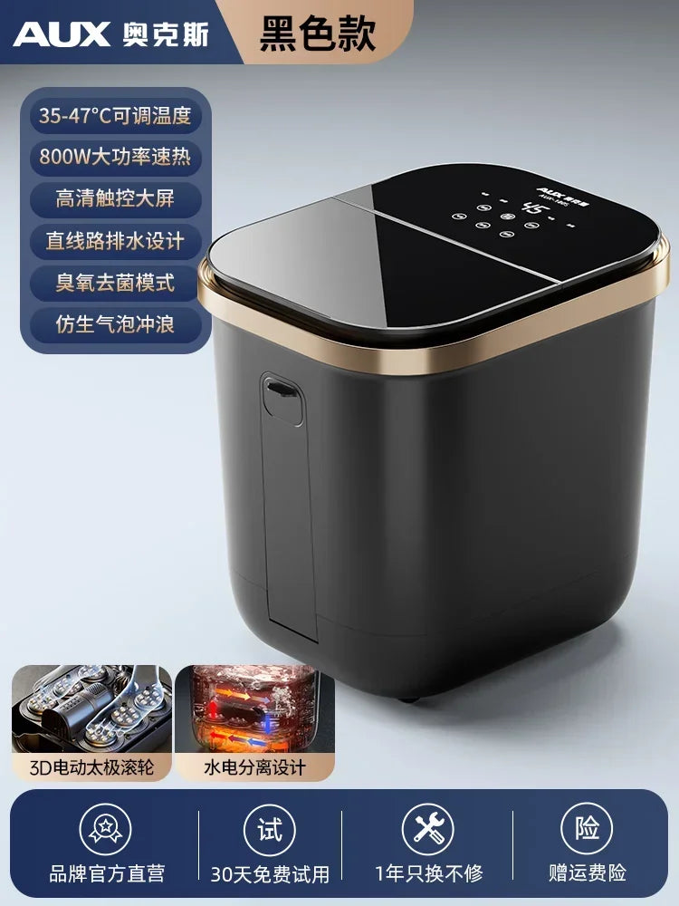 Fully Automatic Constant Temp Massage Foot Bath Tub Household Relax Foot Soak Basin