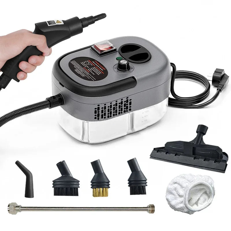 2500W High And Temperature Handheld Steam Cleaners Air Conditioner Kitchen Hood Car Steam Clean Machine Floor and More Cleaning