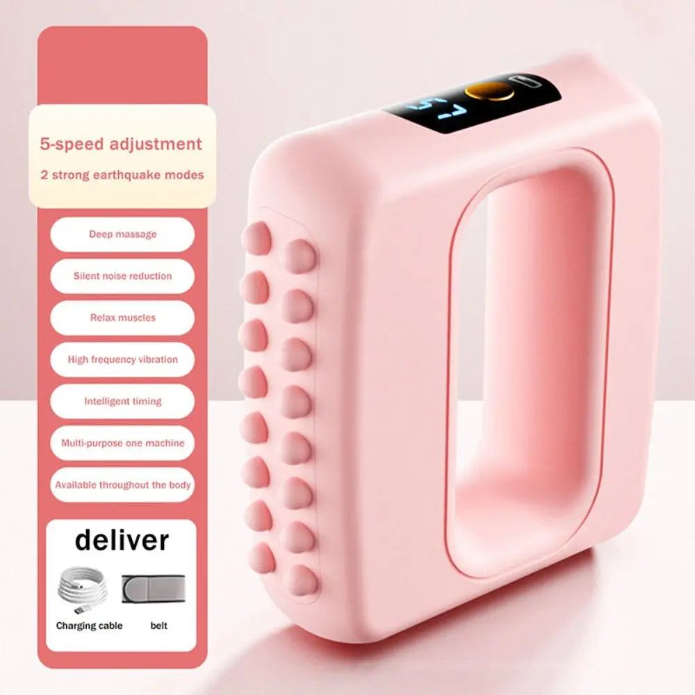 Portable Electric Fascia Massage Ring Ergonomic Fat Burning Electric Body Slimming Machine Adjustable Speed Compact Size
