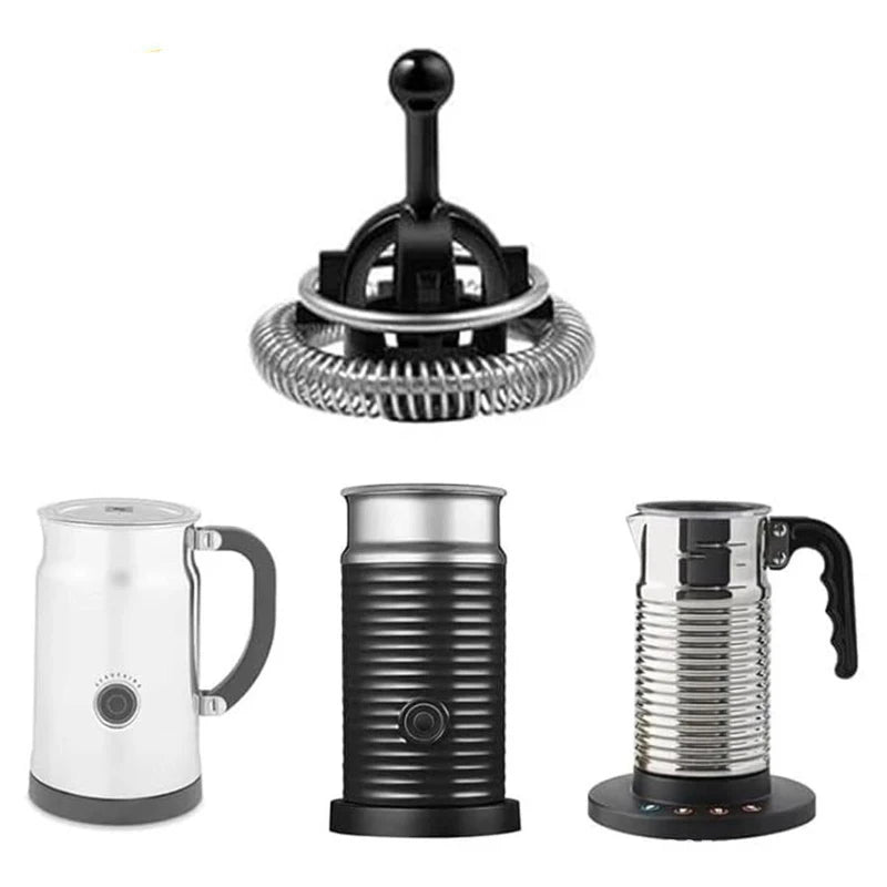 Milk Frother Replacement Parts Whisks for Nespresso Aeroccino Model 3/4 Stainless Steel Coffee Machine Milk Frother Accessories