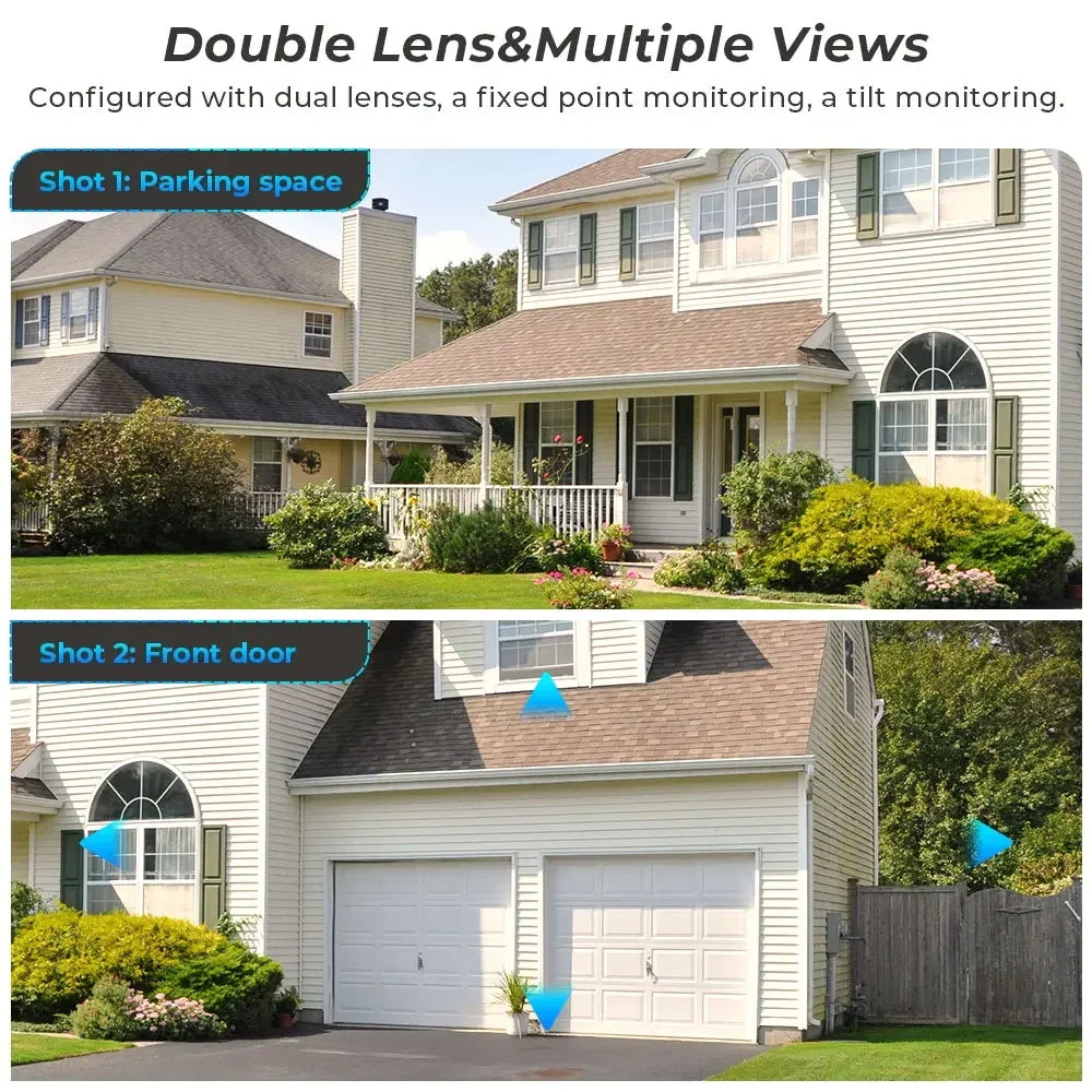 3.6mm Wide Angle Outdoors 6MP Tuya Smart Dome IP Camera Motion Detection POE CCTV 120 Degrees Security Video Surveillance Camera