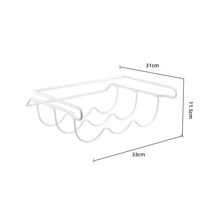 Kitchen Supplies Refrigerator Organizer Rack Inside Shelf Beer Wine Bottle Holder Rack Kitchen Storage Shelves Accessories Tools