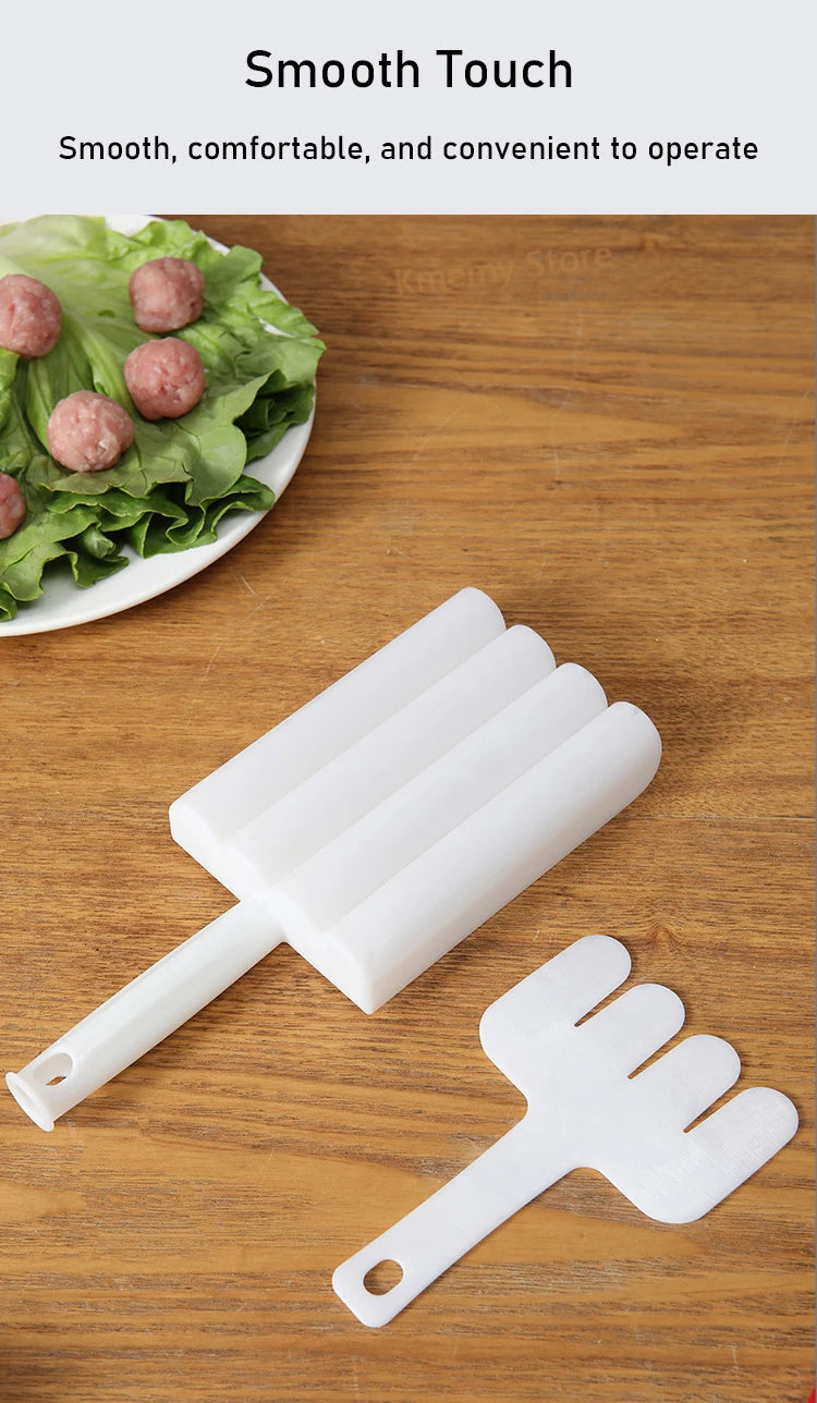 Meatball Maker Cooking Homemade Tool Mold Round Fish Beaf Rice Ball Making Device Barbecue Hot Pot Bean Curd Kitchen Gadgets