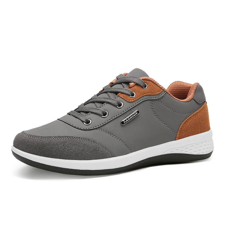 Men Shoes Sneakers PU Leather Trend Casual Shoes Fashion Breathable Leisure Male Sneakers Non-Slip Footwear Men Vulcanized Shoes