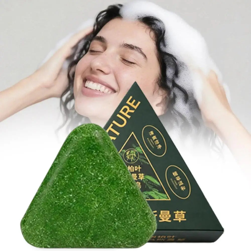 Usman cypress leaf shampoo bar Cypress Leaf Polygonatum Herbal Plant Extract Refreshing Clean Oil Control 120g