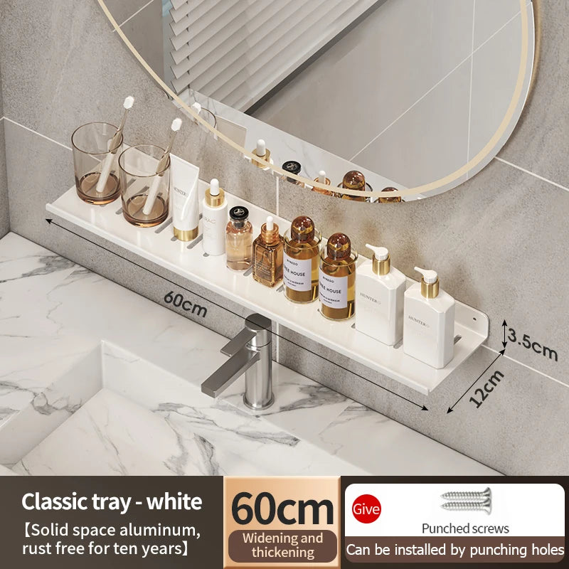 Faucet Storage Tray, Bathroom Storage Rack, Mirror Front Toilet, Washbasin, Washbasin, Bathroom Rack