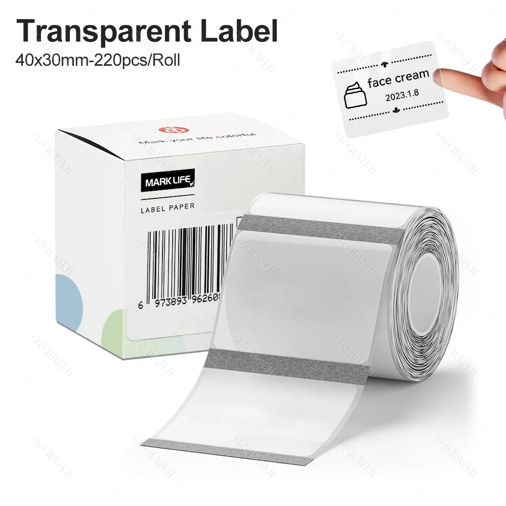 X2 Thermal RFID Label Sticker Adhesive Label Paper Tape 40*30mm 50*30mm for M110 M220 M200 P50 X2 E210 P2 N20 Label Printer