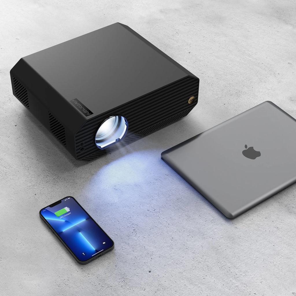 K5000SE Smart Home Theater Projector Full HD 1080P LED with Android 14 OS High Brightness Portable Design for Home Entertainment