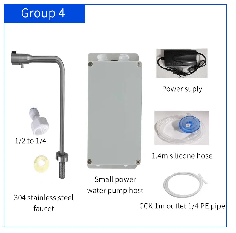12V Electric Water Pump Caravan Kitchen Faucet Automatic Water Suction Pump 1.5 L/min Motorhome Boat Galley Water Pump