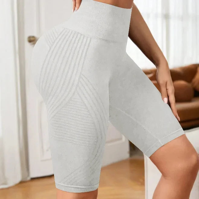 Anti-Cellulite 3D Compression Biker Shorts High Waisted Butt Lifting Tummy Control Training Cellulite Slimming Workout Shorts
