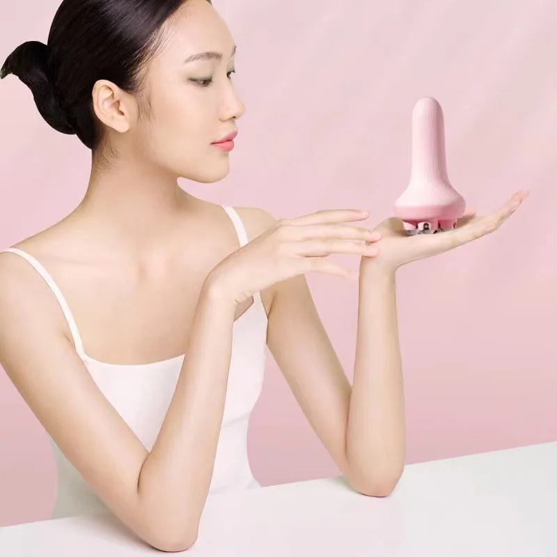 Facial Massage Tool 5 Bead Face Massager 360 Rotate Thin Face Full Body Shape Massager Lifting Wrinkle Remover