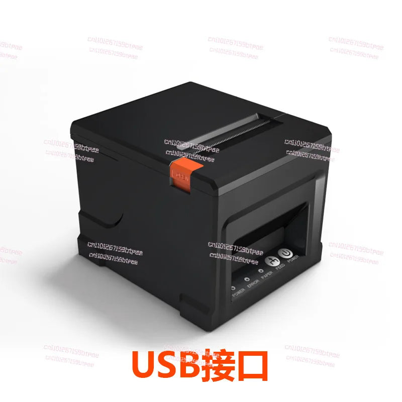 80mm Large Gear Receipt Inkless Smart Kitchen Front Desk Receipt Thermal Printer
