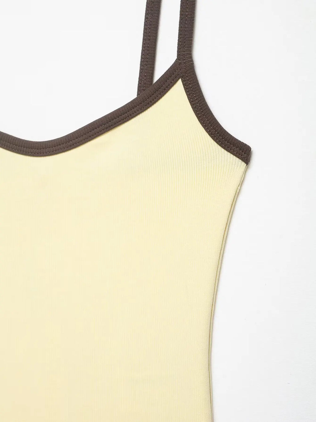 Women's Jumpsuit 2026 Summer New Cute Hot Girl Style Fashion Round Neck Color-Blocked Piping Straps Cotton Blend Fabric