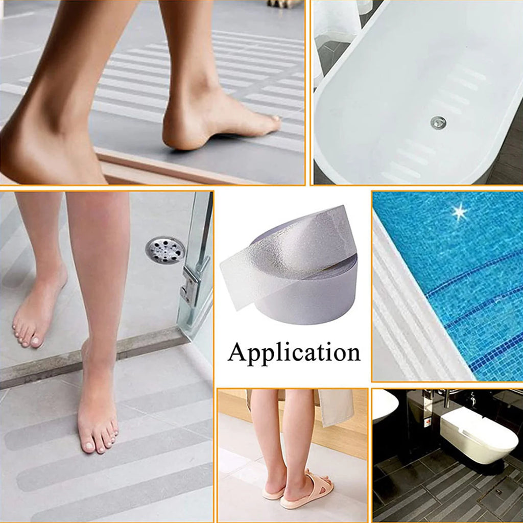 Anti Slip Traction Tape Waterproof Adhesive for Stairs, Tread Step, Indoor, Outdoor