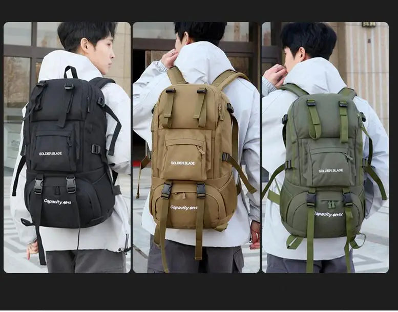 New Hiking Mountaineering Bag 50l Large Capacity Waterproof Ultra Light Outdoor Sports Backpack For Men