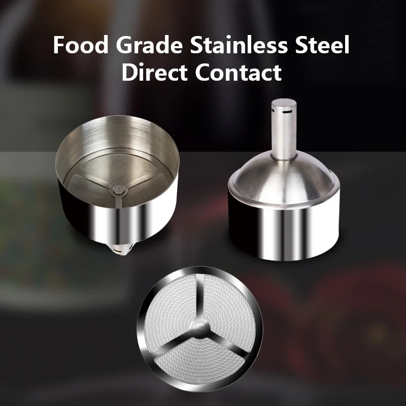 Stainless Steel Wine Aerator Shower Funnel with Sediment Strainer