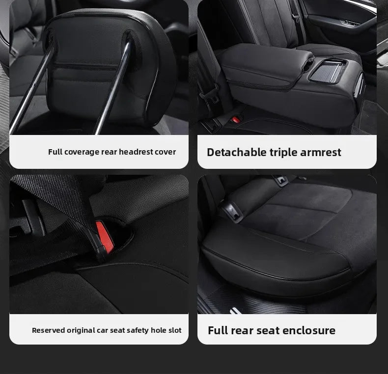 Custom Fit Full Luxury Car Seat Cover Car SUV Full Seat Set Perforated Genuine Leather for Various Models Contact Seller JJ208