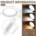 For Bambu Lab LED Lamp Kit 001 White/Cold/Warm White DC 5V 3W RGB For Bambu Lab 3D Printer Parts Official Bambu Lab Accessories