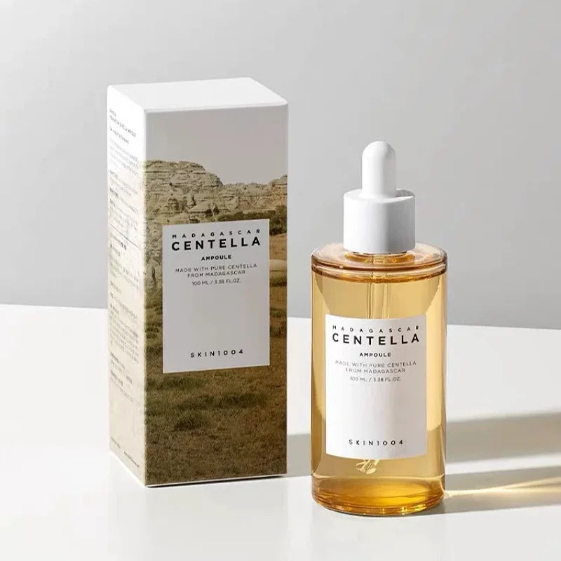 Korean Centella Ampoule Serum,Air-fit Suncreen Light SPF30 PA+++,Daily Suncreen Face Anti-Aging Serum Original Skincare Products