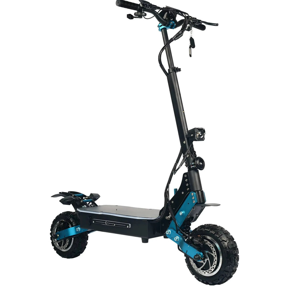 6000-watt off-road two-wheel electric scooter Dual motor lithium battery Digital folding 150kg European warehouse inventory
