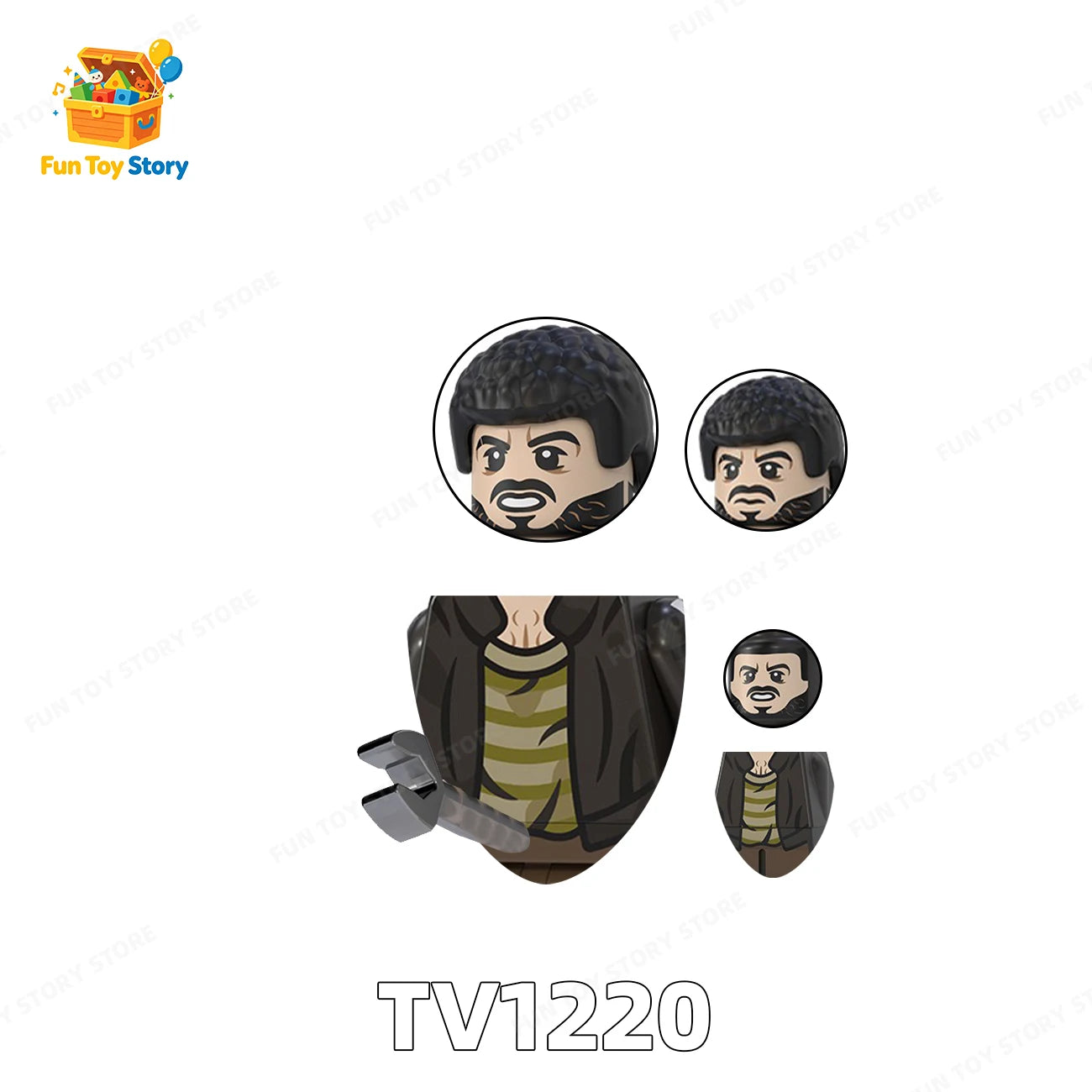 TV6224 TV Watchdog Series, Assembled Building Blocks, Human Toys, Collected by Film and Television Enthusiasts, Gifts for People