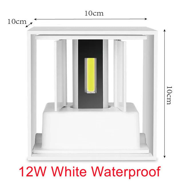 LED Wall Light Outdoor Waterproof IP65 Porch Garden Yard Wall Lamp & Indoor Bedroom Bedside Decoration Lighting Lamp AC110V 220V