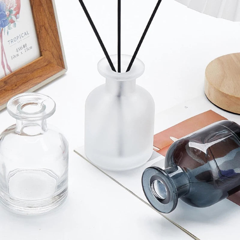 1Pcs 50ml Home Fragrance Diffuser Bottle Party Gifts Glass Container Reed Diffuser Essential Oil Bottle Oil Diffusers Sticks