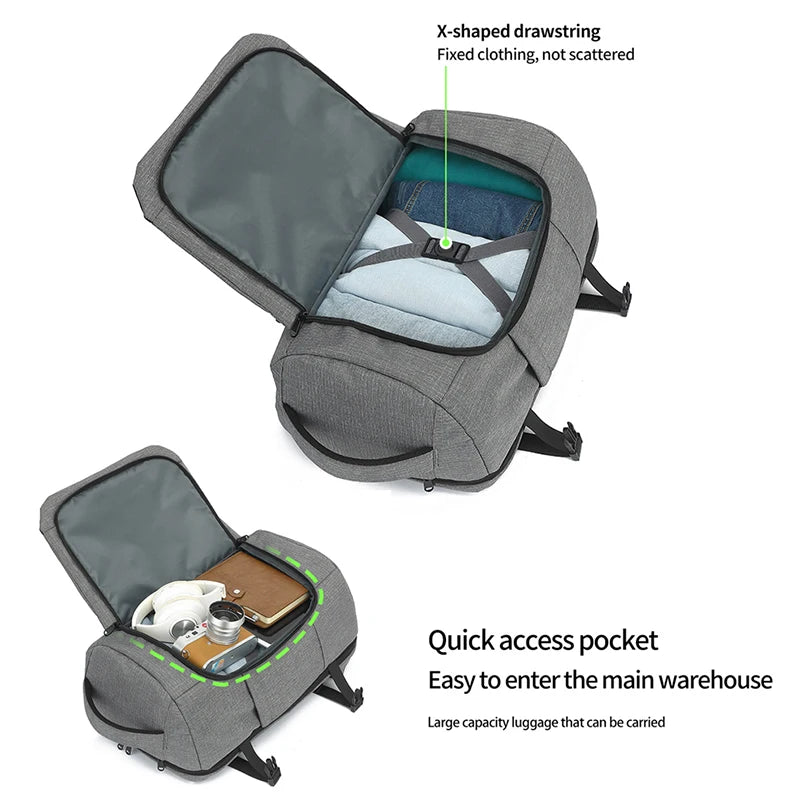 Multi Functional Travel Backpack for Women, Waterproof, Large Capacity, Dry Wet Separation, Commuting, Business Trip, Computer L