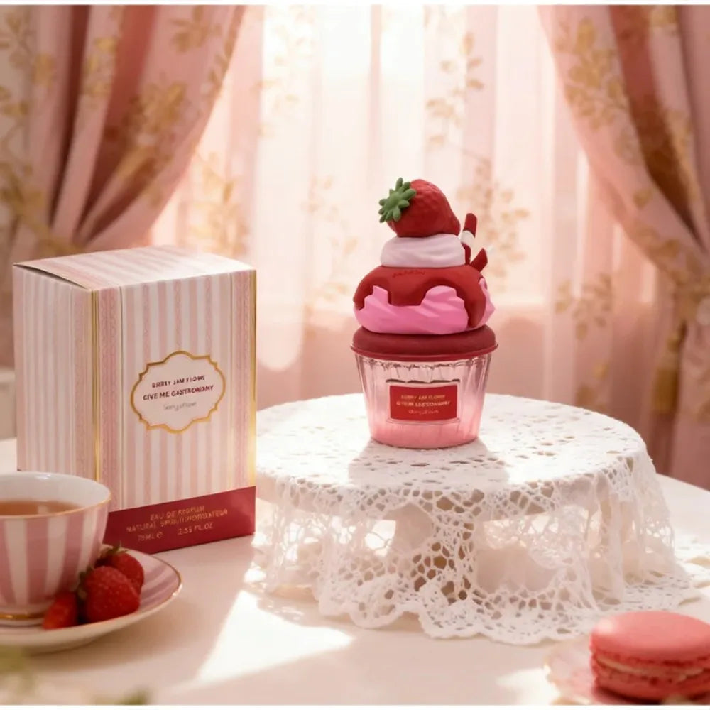 Arab Dubai Perfume Spray, Gourmand Women’s Fragrance, with Notes of Chocolate Cookie, Ice Cream, Strawberry, and Orange Citrus