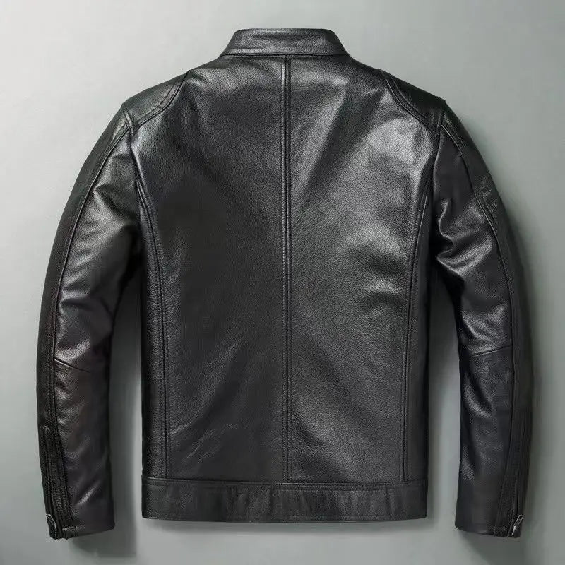 Men's Cycling Jacket Retro Casual Loose  Outdoor Cycling Hiking Camping Travel Home Workwear Men's Motorcycle Leather Jacket