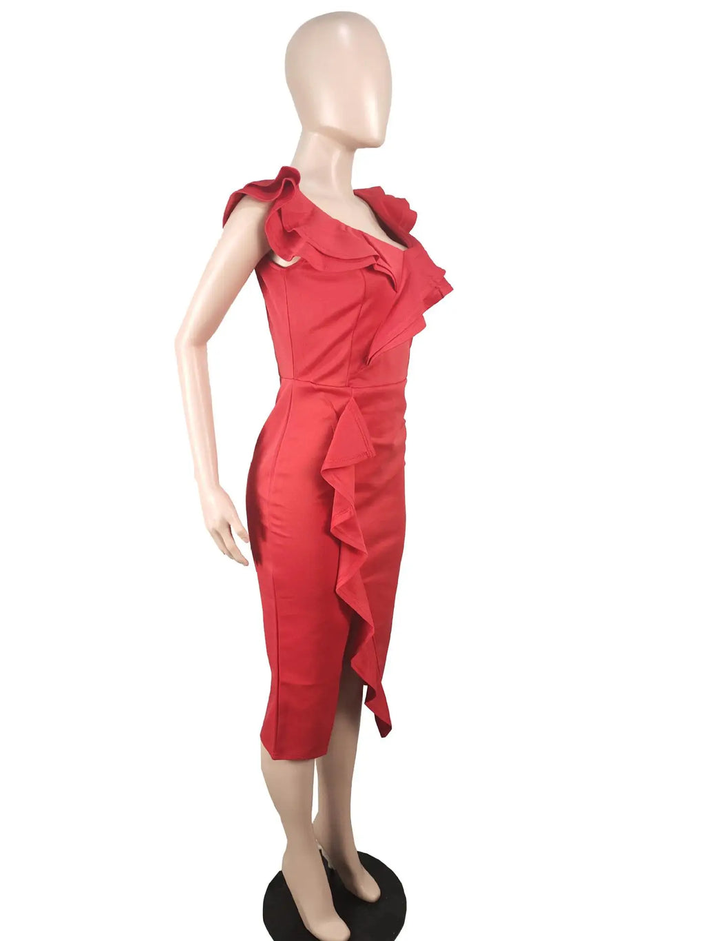 Summer Women's Pure Color Short Sleeve Long Dress Cleanfit Loose Waist Polyester Cotton Blend Regular Sleeve Basic Style