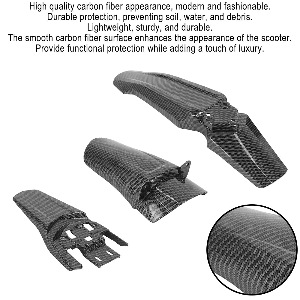 For Segway X260 X160 Carbon Fiber Front Rear Fender Mudguard Set for Sur‑Ron Light Bee X Light Bee S Electric Dirt Bike Parts