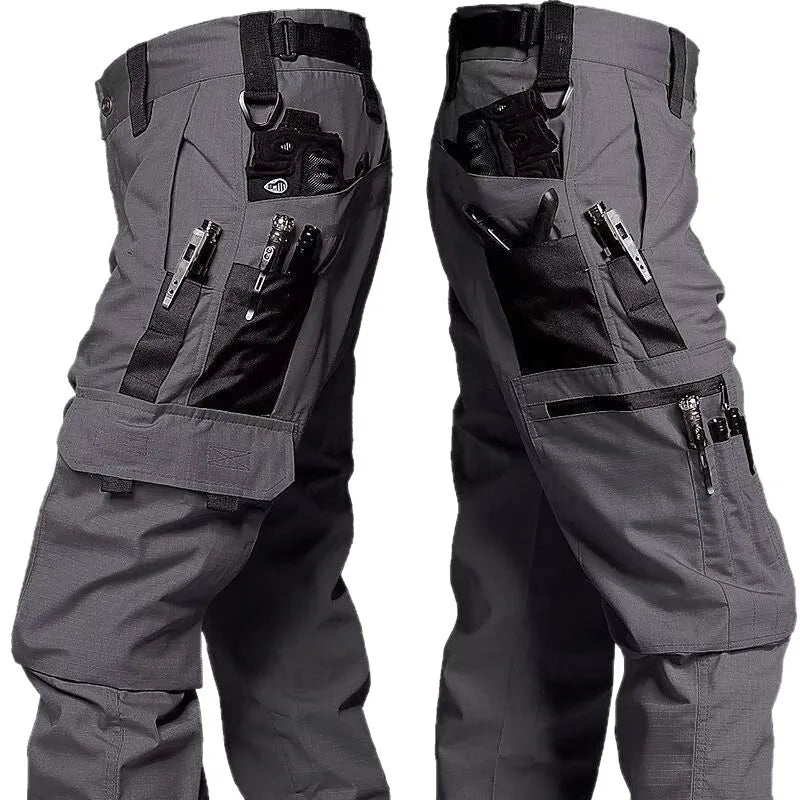 New Tactical Work Pants Men Outdoor Cargo Trousers Multi-pocket Waterproof Pant Autumn Spring Outdoor Workwear Hiking Trousers