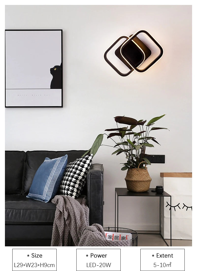 Modern LED Ceiling Light Creative Dimmable Ceiling Lamp Indoor Lighting Bedroom Corridor Balcony Aisle Office Home Decor Light
